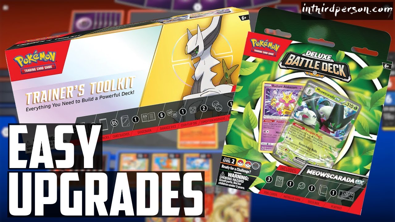 Улучшите боевую колоду Meowscarada ex Deluxe с помощью набора инструментов тренера! - (ККИ Pokemon)