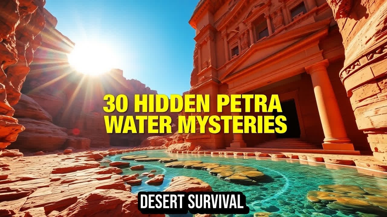 30 Secrets of the Ancient Nabatean Water Systems | What Most People Miss About Petra