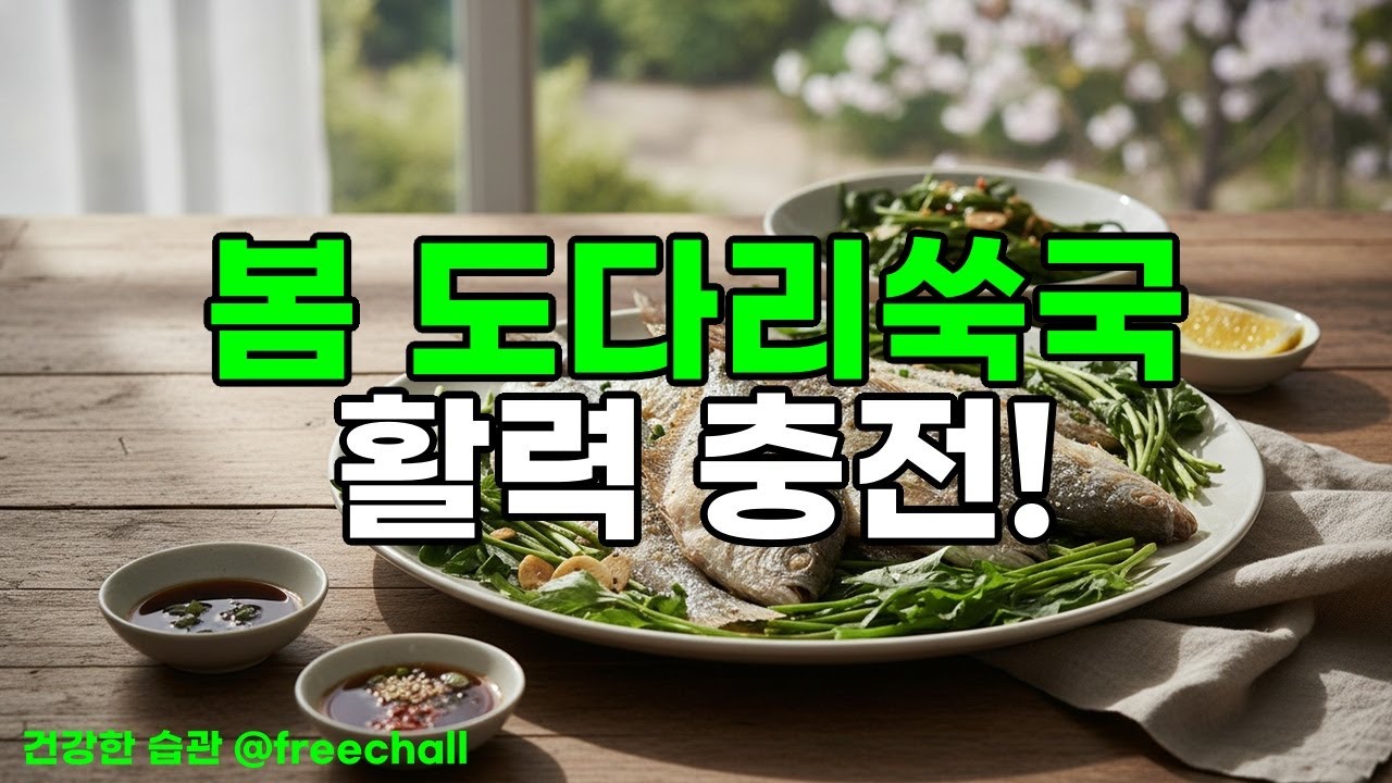 &ldquo;봄 도다리&rdquo;의 놀라운 효능! 쑥국 & 도다리찜 2가지 레시피로 활력 충전!