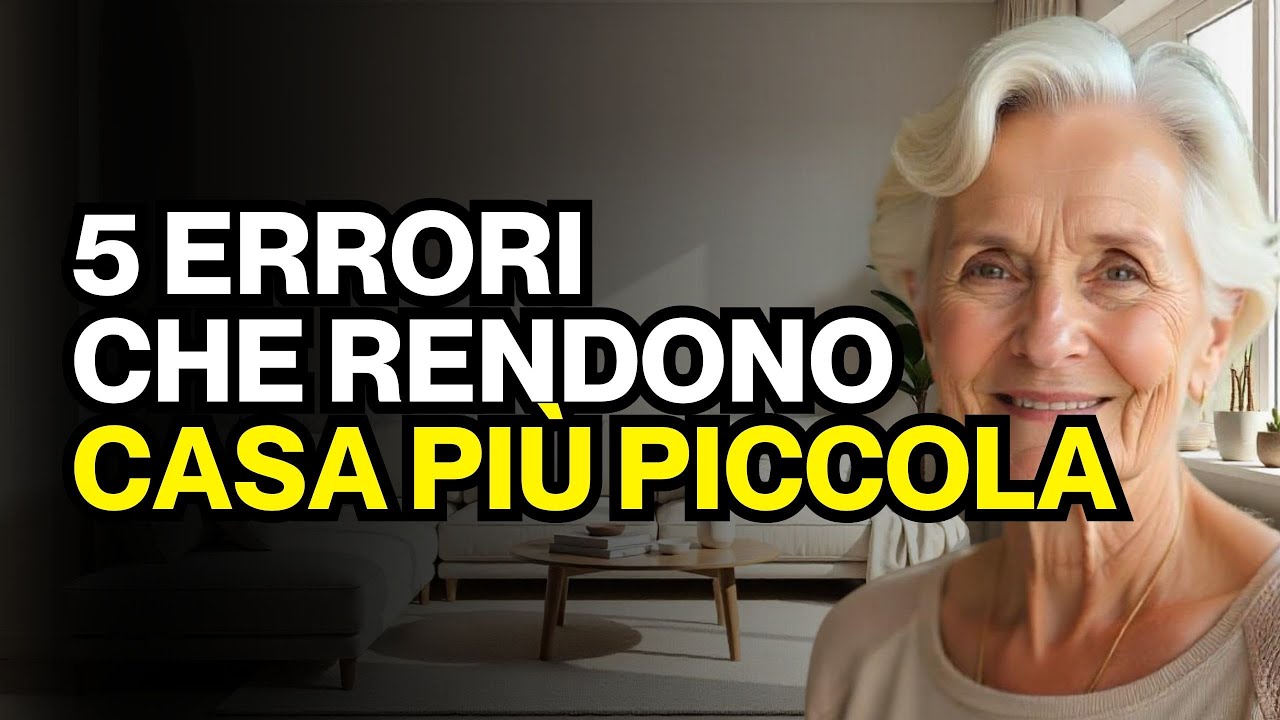 Questi 5 ERRORI Fanno Sembrare La Tua Casa PIÙ PICCOLA e Più Disordinata Di Quanto Sia