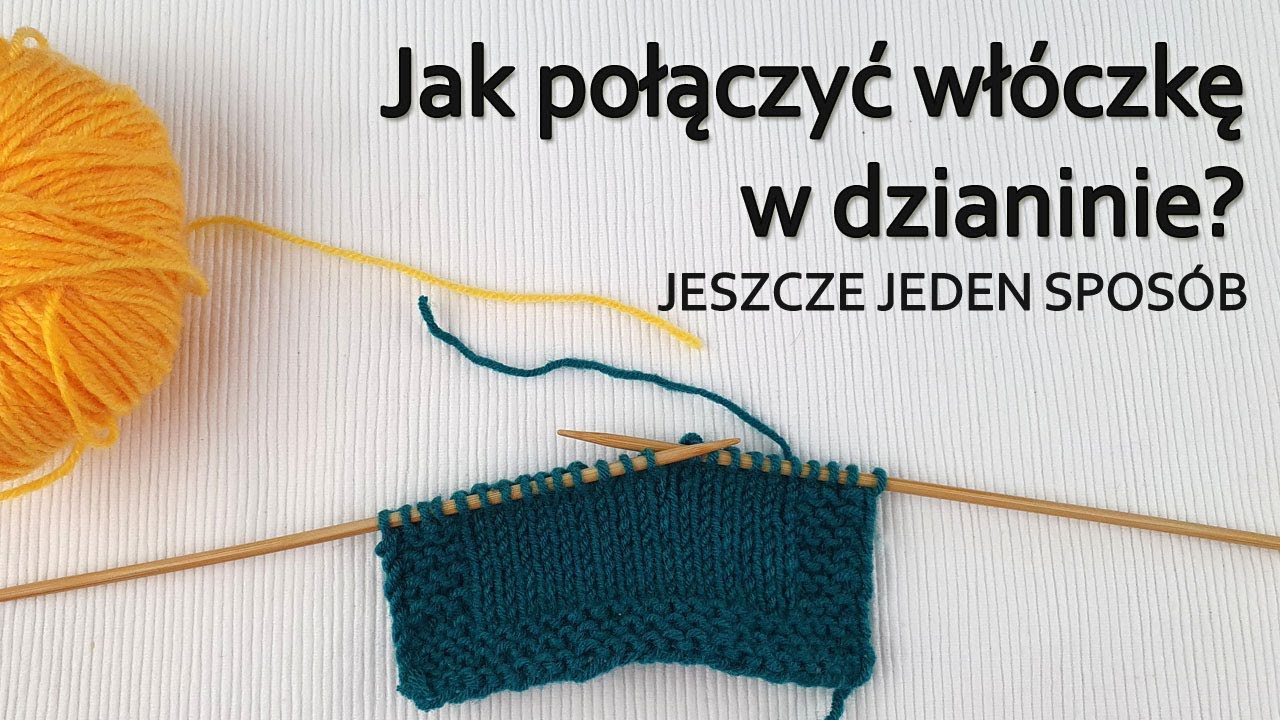 Jak połączyć włóczkę w dzianinie innego koloru? #łączenienitek #iwonaeriksson