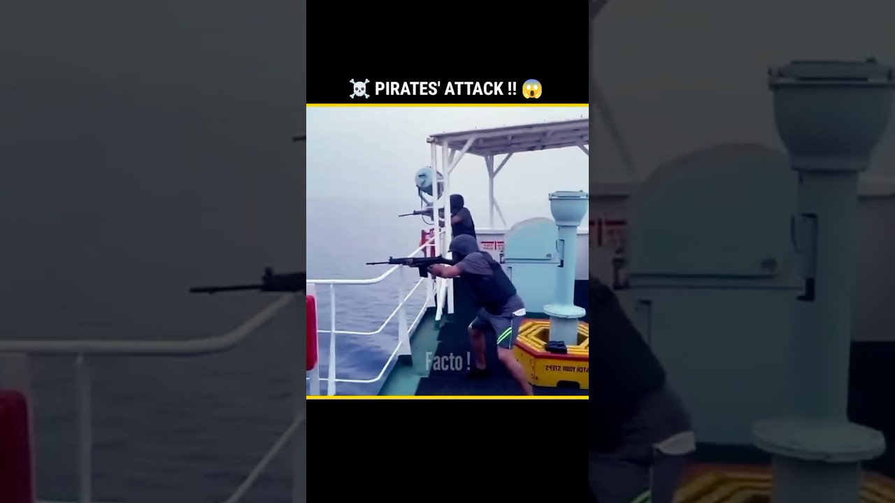 Pirates का Real Attack ☠️😱 #shorts