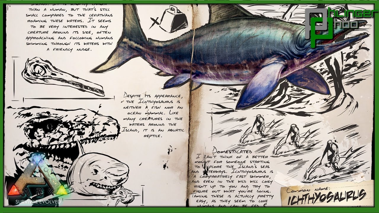 Ark Basics Ichthyosaurus - EVERYTHING YOU NEED TO KNOW