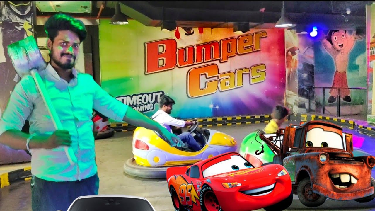 Bumper Cars Fun At JHV MALL || #varanasi