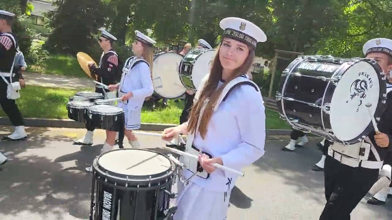 Orkiestra Dęta Zsep. Szkół Żeglugi Śród. Kędzierzyn-Koźle. Wrocław 2 07 2023r