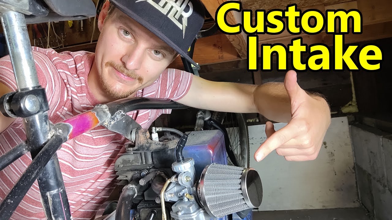 Briggs & Stratton 5HP Flathead Motorized Bike Build - Intake EP9