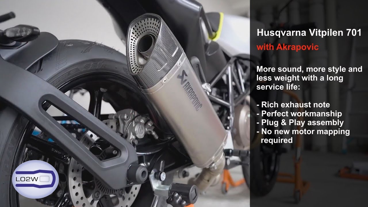 Top 5 Full Exhaust Sound Husqvarna Vitpilen 701 - Svartpilen / Stock, Akrapovic, Arrow, Remus, LV