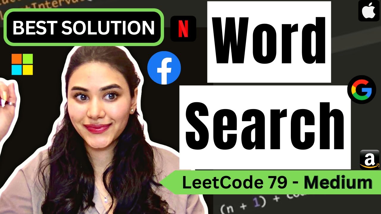 Word Search - LeetCode 79 - Python (BACKTRACKING)