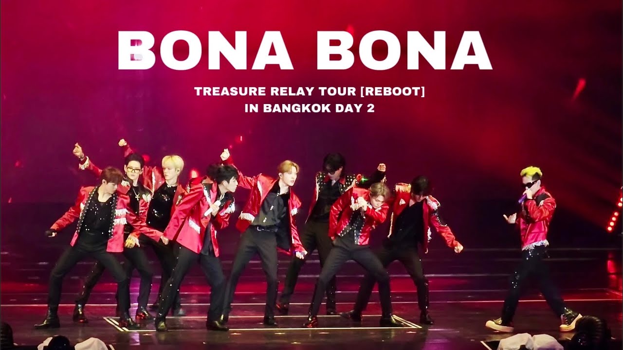 TREASURE - BONA BONA (4K) | 2024 TREASURE RELAY TOUR [REBOOT] IN BANGKOK DAY 2