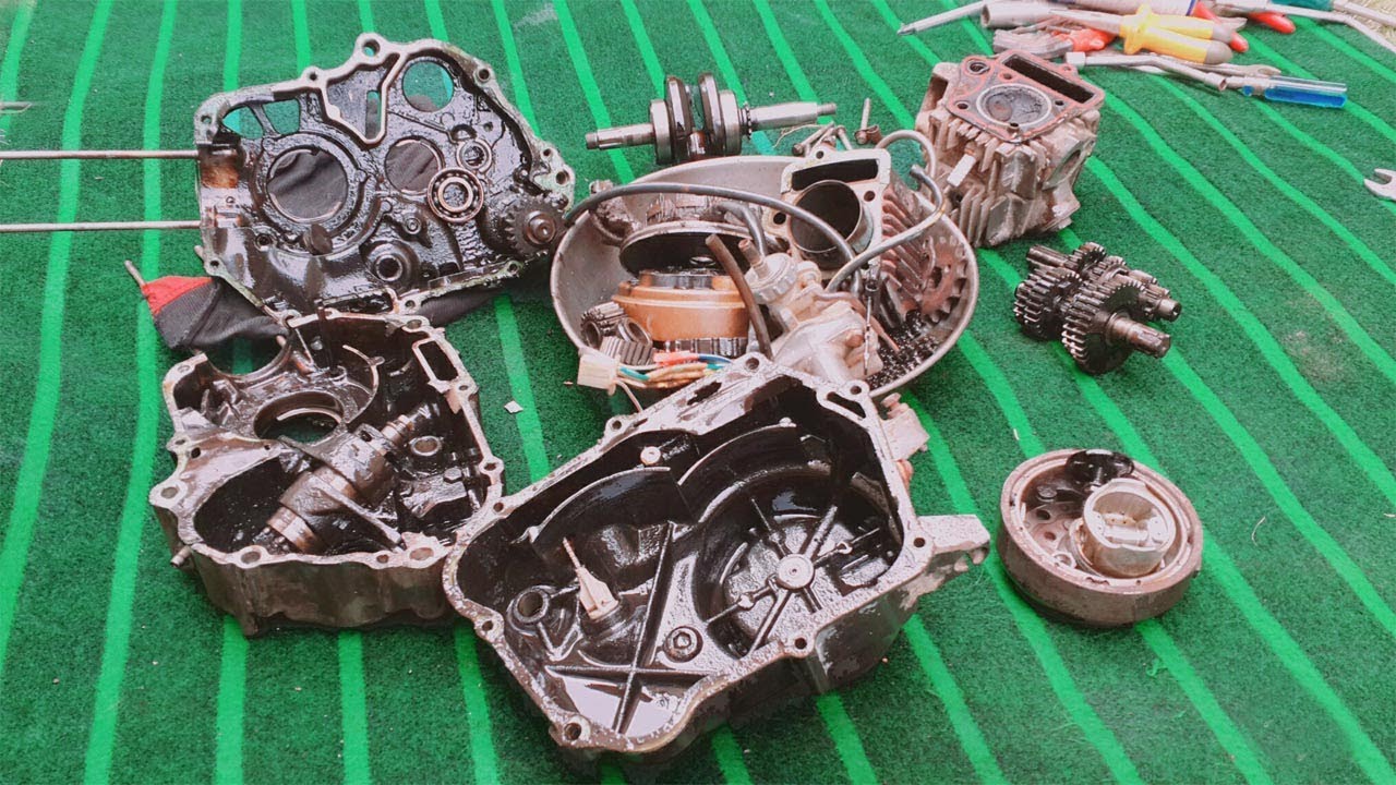 How To Disassemble CD-70 Honda Motorcycle Engine