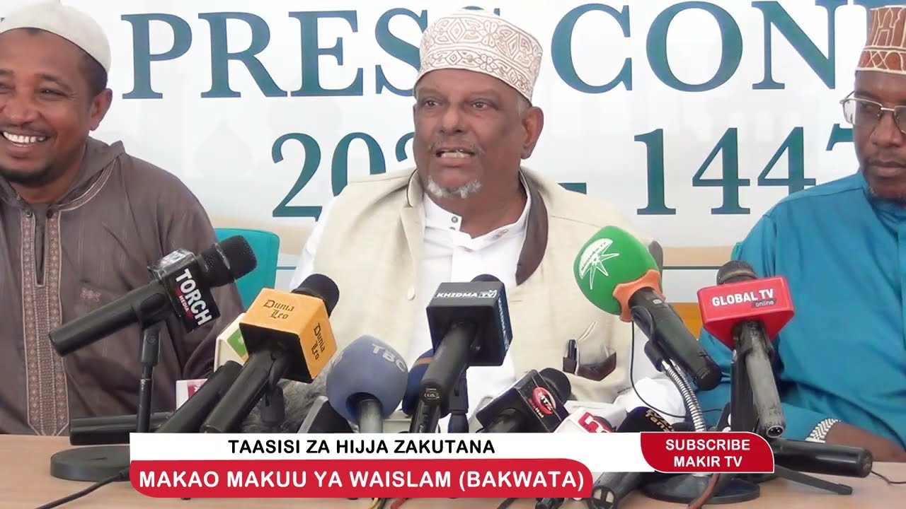 TAASISI ZA HIJJA ZATOA TAMKO RASMI KUHUSIANA NA HIJJA YA MWAKA HUU 2026