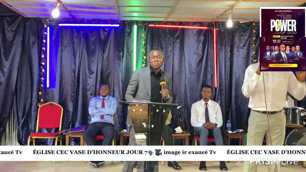 Révérend JoBen Ilunga Mudibu - LÈVE-TOI ET SOIS ÉCLAIRÉ - CEC VASE D'HONNEUR !!!