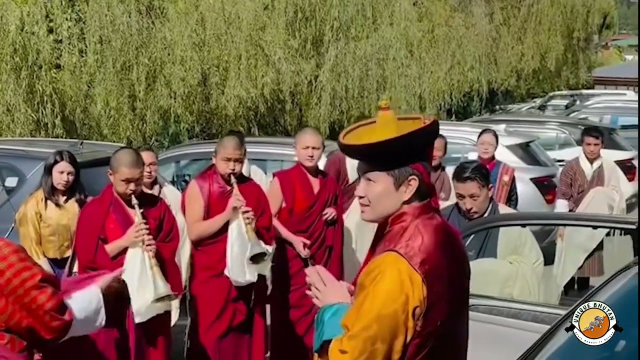 Visit of the 7th Naro Banchen Rinpoche from Mongolia to Bhutan