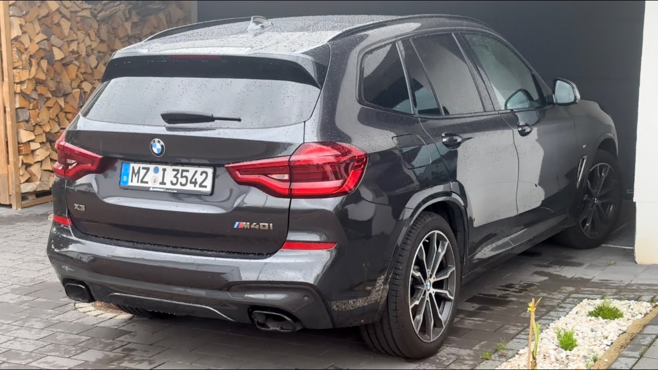 2020 BMW X3 M40i Stock Exhaust Sound Cold Start and Revs