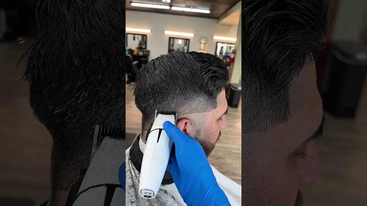 Mid to High Fade w/ combover 🤧