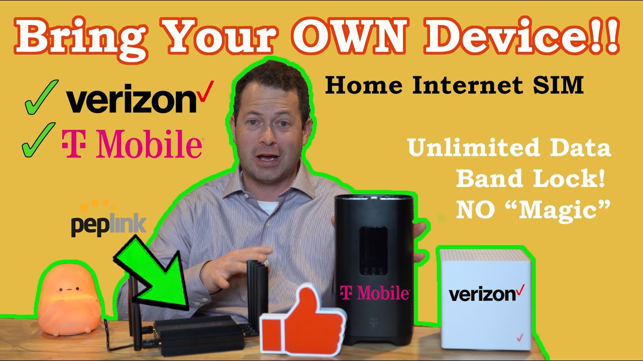 ✅ Peplink Pepwave Max BR1 Pro 5G Cellular Router With Verizon Home Internet & T-Mobile Internet SIM