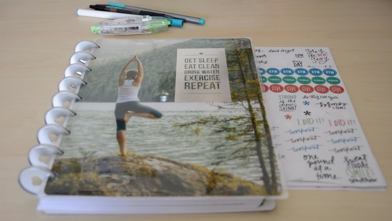Plan with me | Happy Planner Fitness