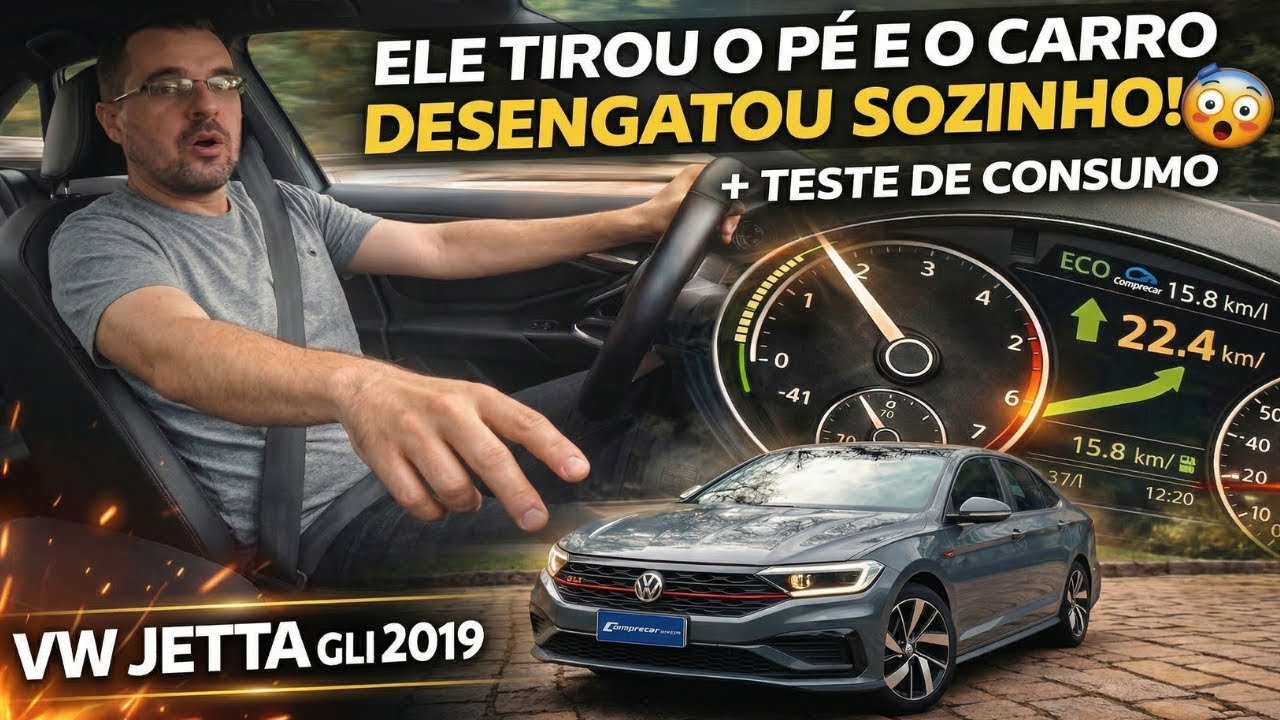 ISSO NO JETTA GLI 2019 ECONOMIZA MUITO… MAS NINGUÉM USA! #JETTA