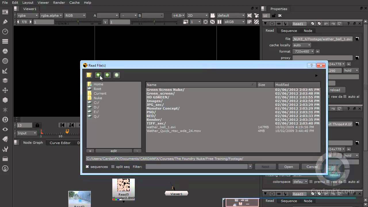 03.-Files and Projects  Free Nuke Software Training Tutorial