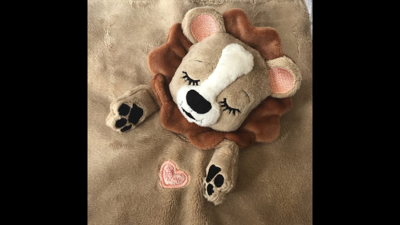 Lovey blanket Lion sewing tutorial