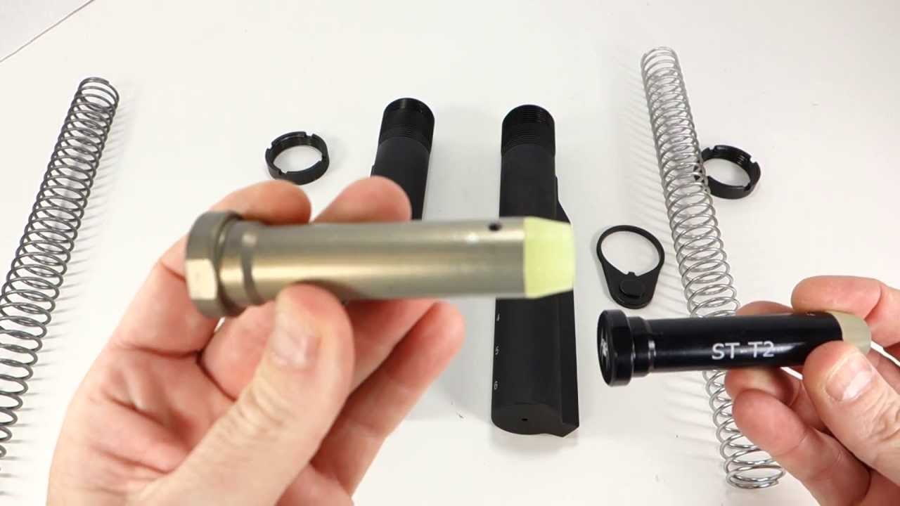 Spikes Tactical Buffer Tube Kit and the PSA Buffer Tube kit - Comparison video