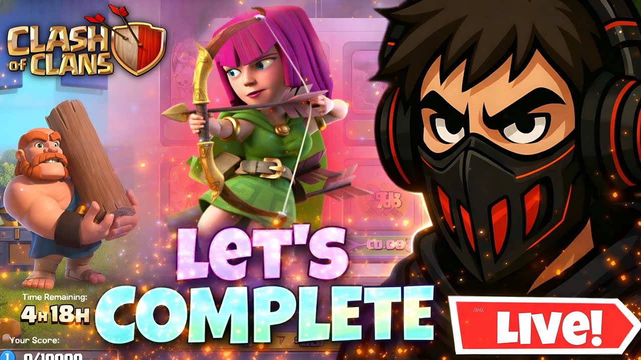 🔴CLAN GAMES LIVE🔥। BASE VISITS ♥️। WELCOME NEW SUBCRIBERS ♥️