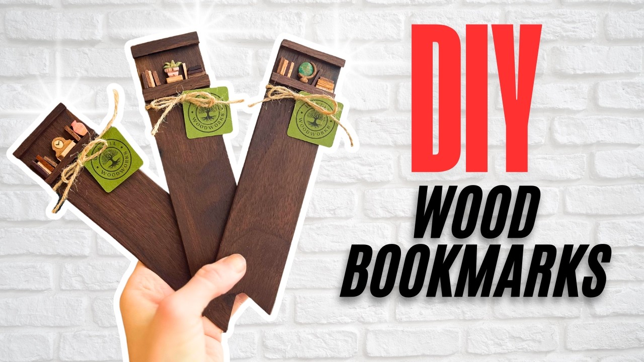 Create STUNNING Bookmarks with Scroll Saw!