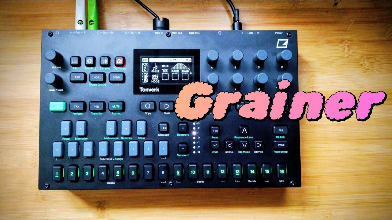 Elektron Tonverk Grain JAM dawless,OS1.1.0 29/11/25 11:00