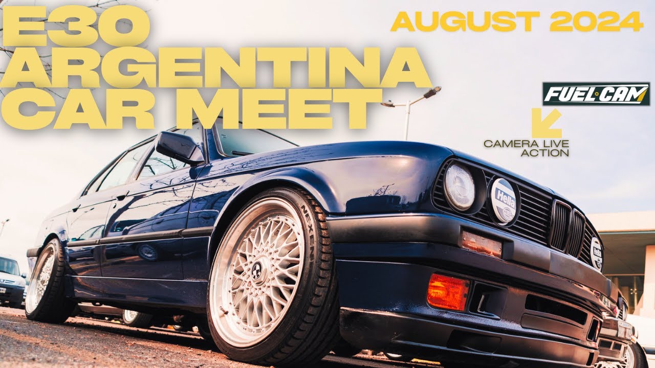 Rodada-Car Meet BMW E30 mas grande de Sudamérica - Argentina Agosto 2024 | ¡Evento Histórico!