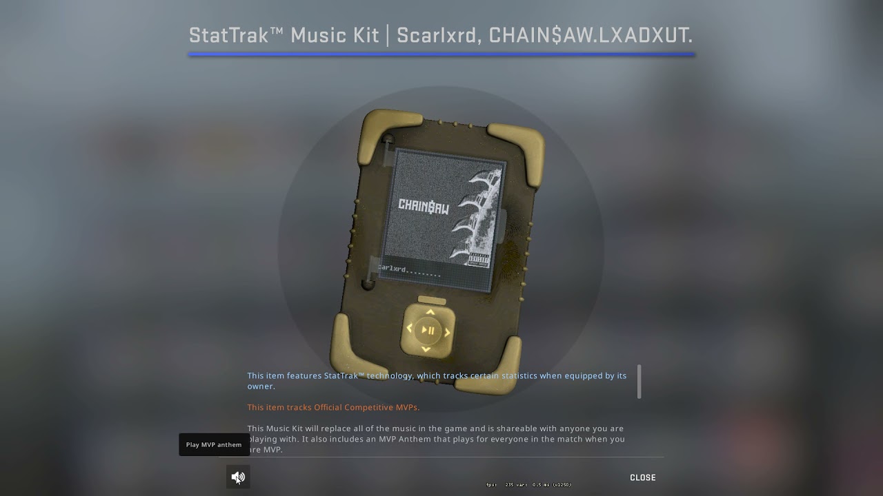 CSGO Music Kit | Scarlxrd, CHAIN$AW.LXADXUT. (MVP ONLY)