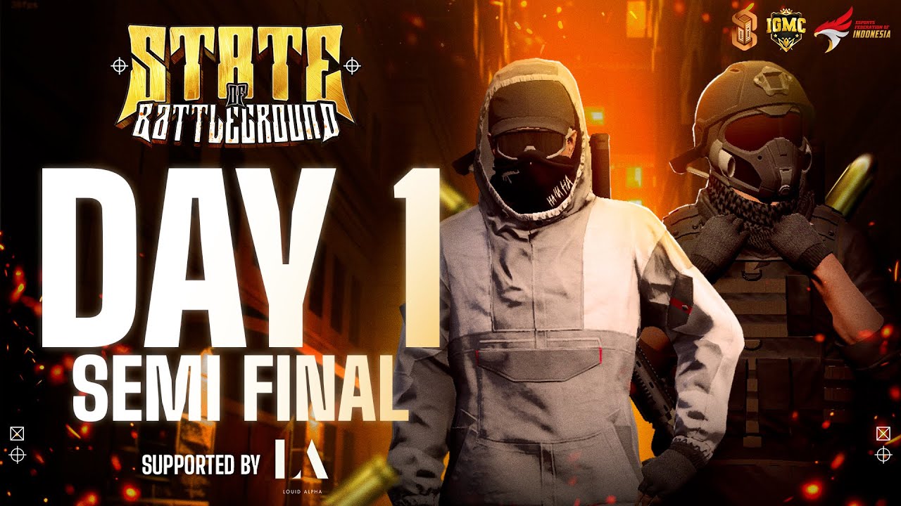 🔴LIVE | TOURNAMENT STATE OF BATTLEGROUND | SEMI FINAL DAY I #StateOfBattleground #SOIxIGMC