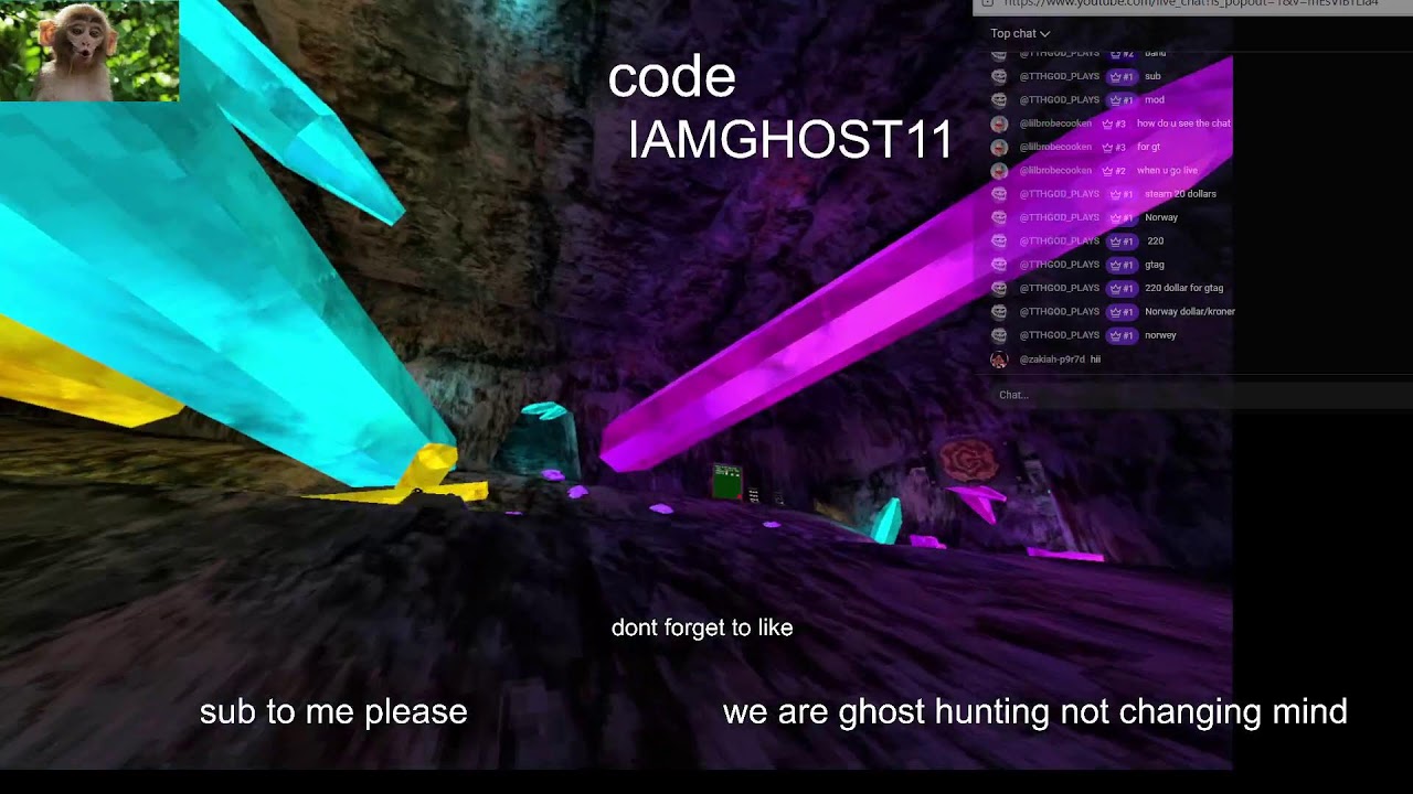 gorilla tag live ghost hunting code!!! on stream