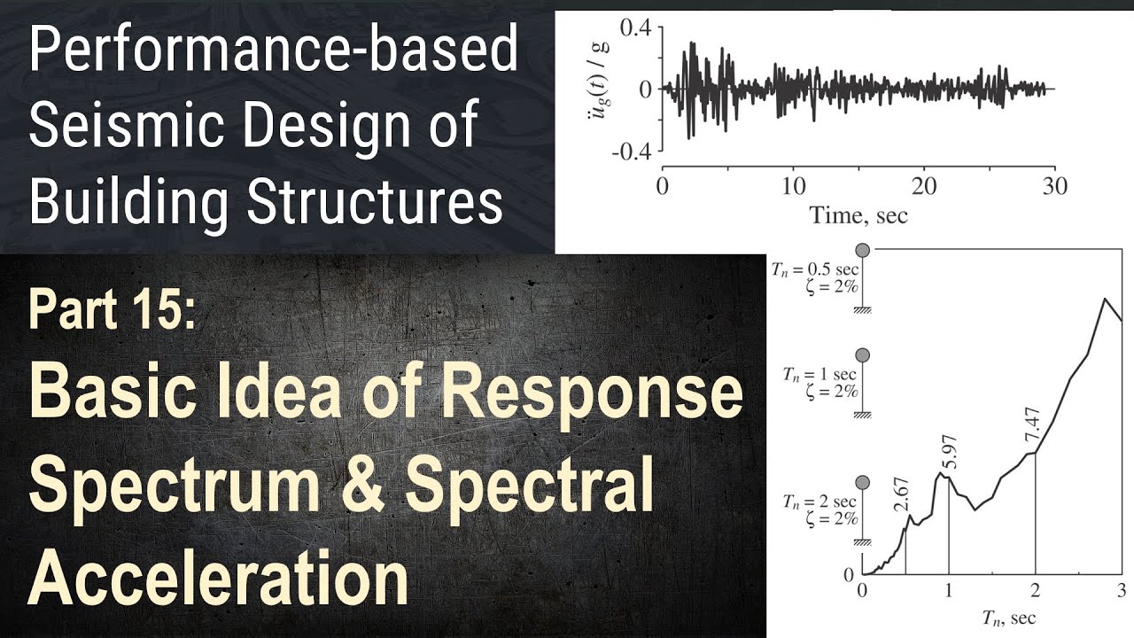 15 - Basic Idea of Response Spectrum & Spectral Acceleration