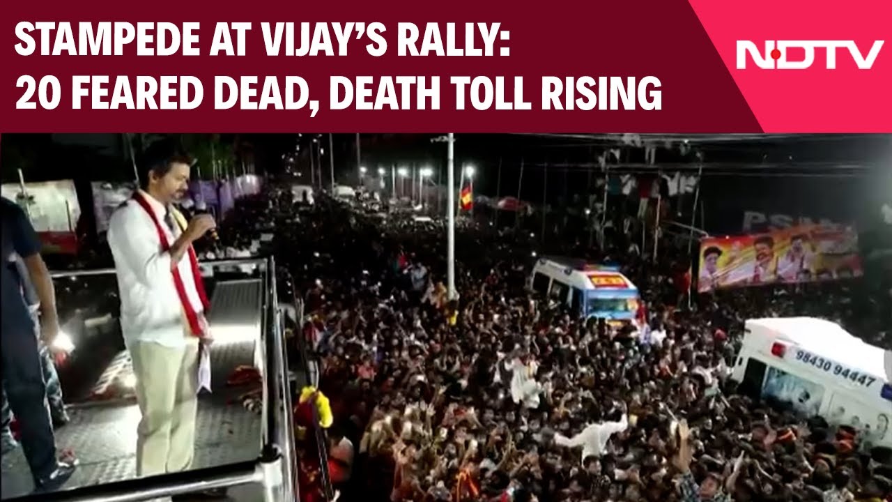 Vijay Rally News | 31, Including Children, Feared Dead In Stampede At TVK Chief Vijay's Rally