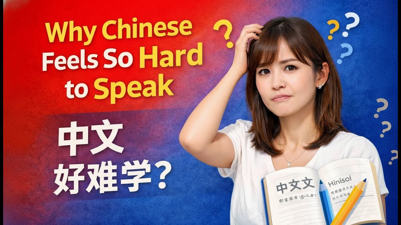 Why Chinese Feels So Hard to Speak｜为什么中文这么难学？学了很久却还是不会说