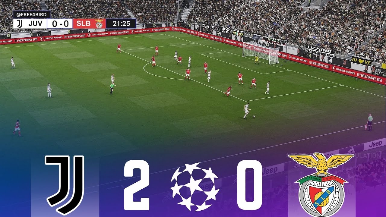 Juventus vs Benfica IN DIRETTA | 🇮🇹🇵🇹 UEFA Champions League 2026 | Simulazione & Risultato in Tempo