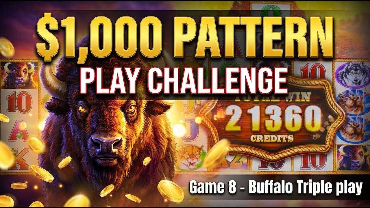 👀 КАК ИГРАТЬ В СЛОТЫ BUFFALO TRIPLE POWER 🔥 Вызов на выигрыш в 1000 долларов! #советыпоиграмнасло...