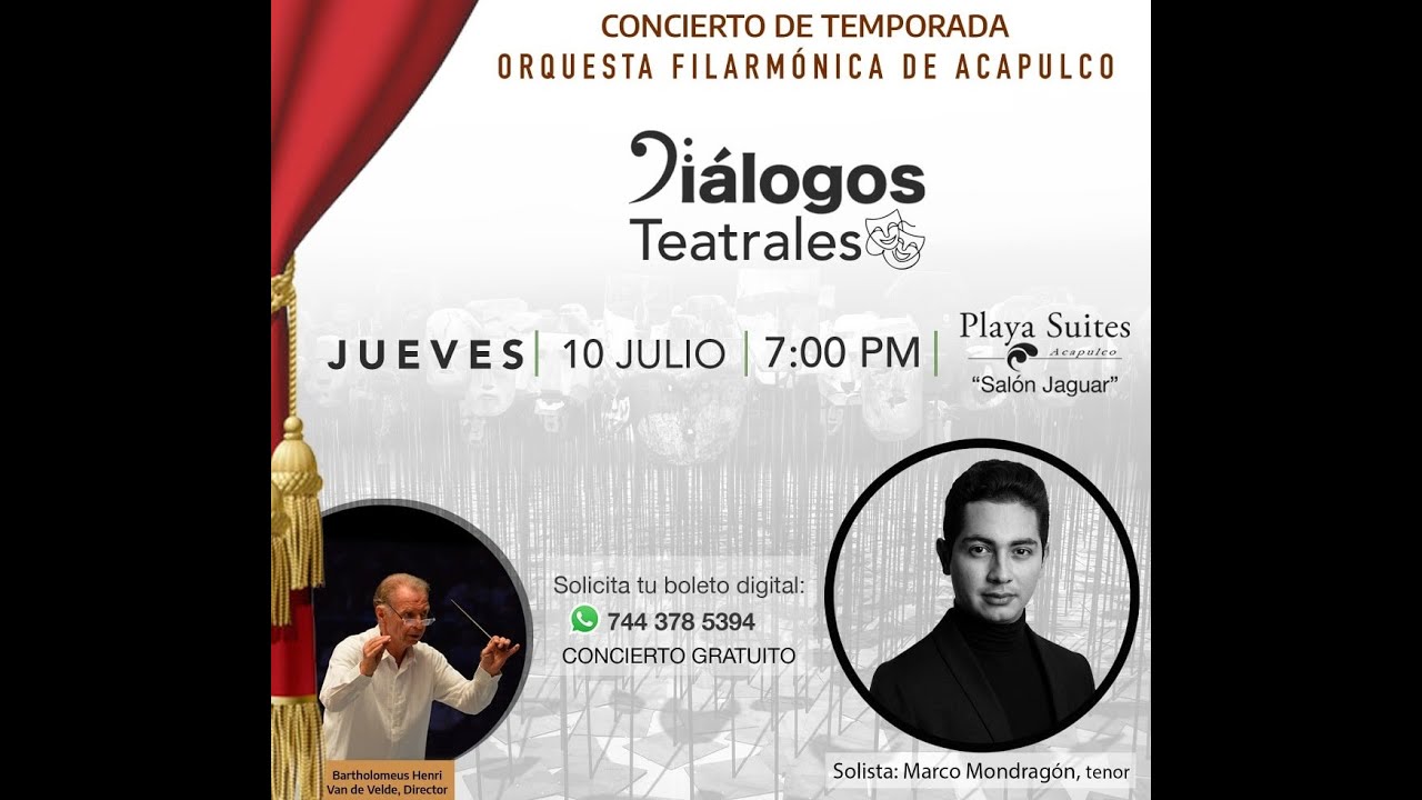 Concierto de temporada orquesta Filarnonica de Acapulco 