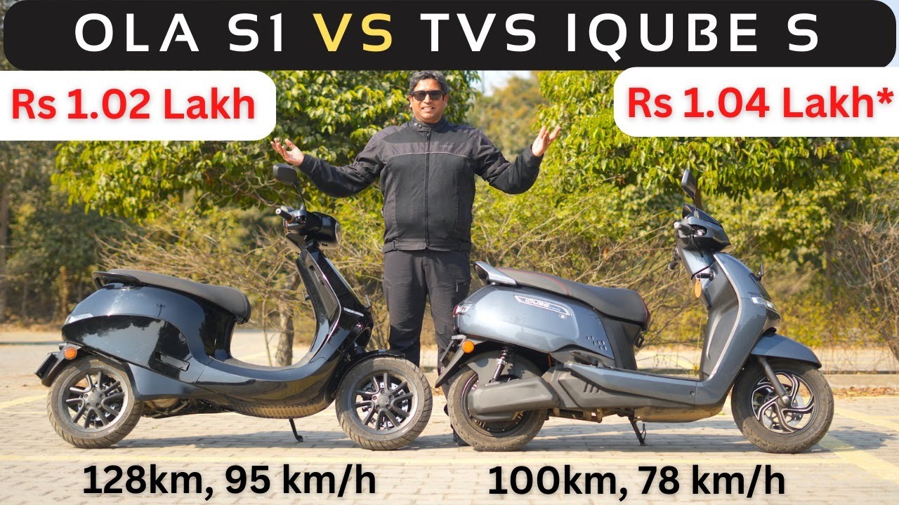 Ola S1 vs TVS iQube S || Mid Variant comparison of Electric Scooters