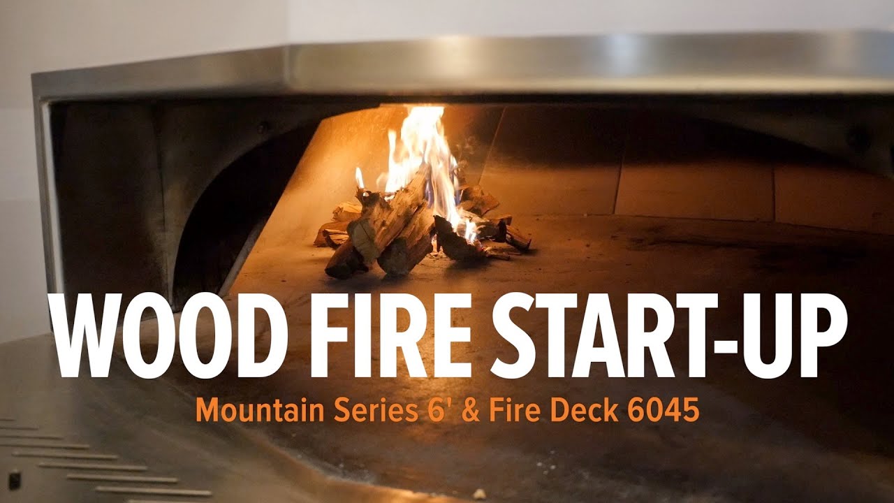 Wood Fire Start-Up for Mountain Series and Fire Deck Series Ovens