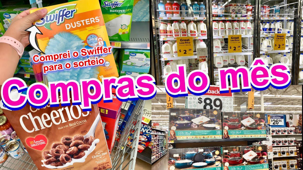 COMPRAS DO MÊS NO SUPERMERCADO WALMART DOS EUA | QUANTO GASTEI