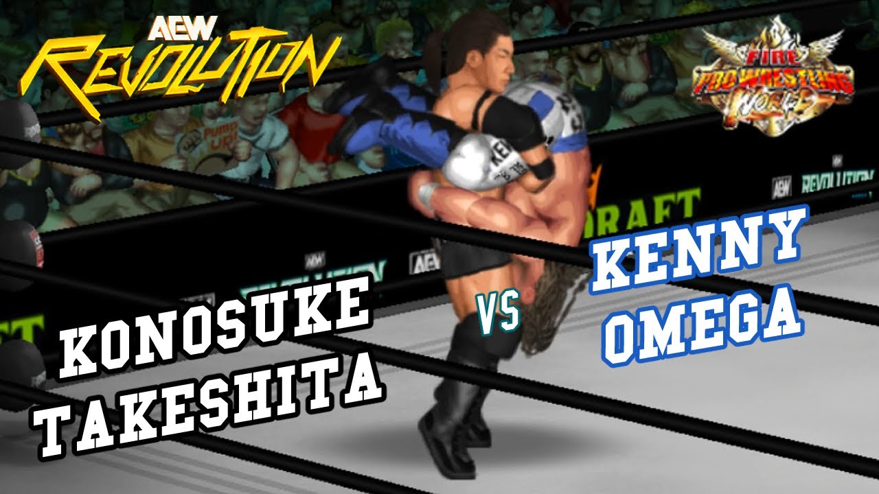 Kenny Omega vs Konosuke Takeshita (Fire Pro Wrestling World)