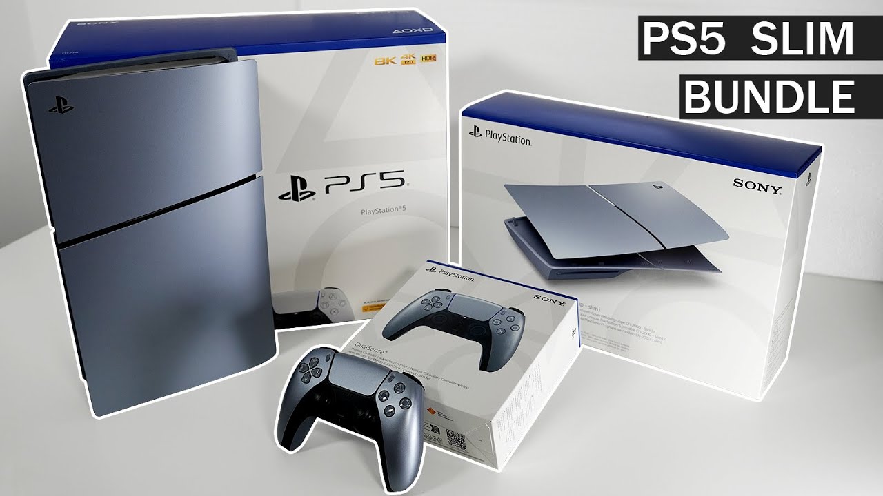 Playstation 5 Bundle Unboxing I PS5 Silver Sterling Setup I ASMR Unboxing & Gameplay