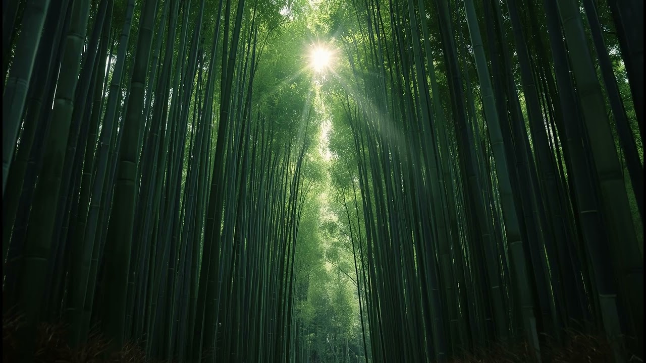 Sunlight Through Unbroken Bamboo — Silent Integrity　（途切れぬ竹を貫く陽光 ― 語られない実直さ）