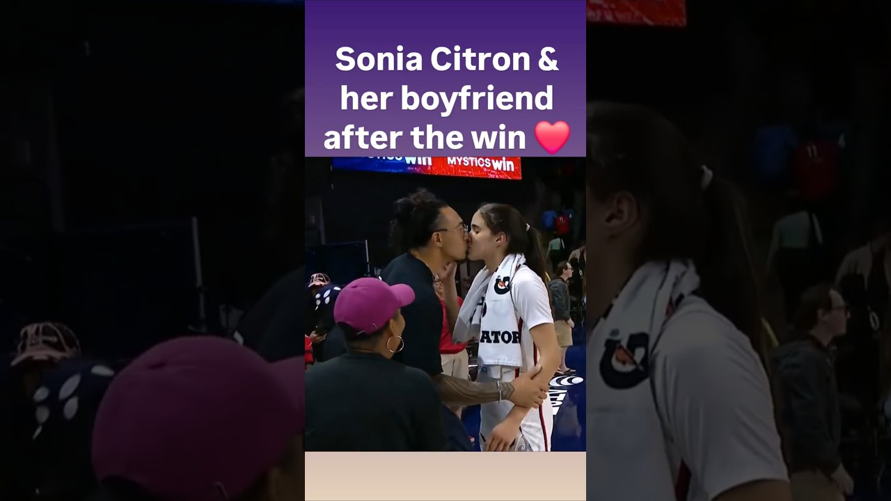 ❤️ Соня Ситрон и ее парень после победы | Женский баскетбол WNBA #шорты #короткие #баскетбол #wnba