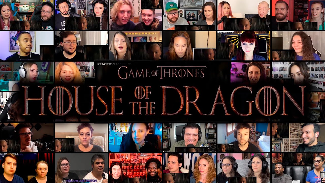 House Of The Dragon || Official Teaser || REACTION MASHUP || HBO Max