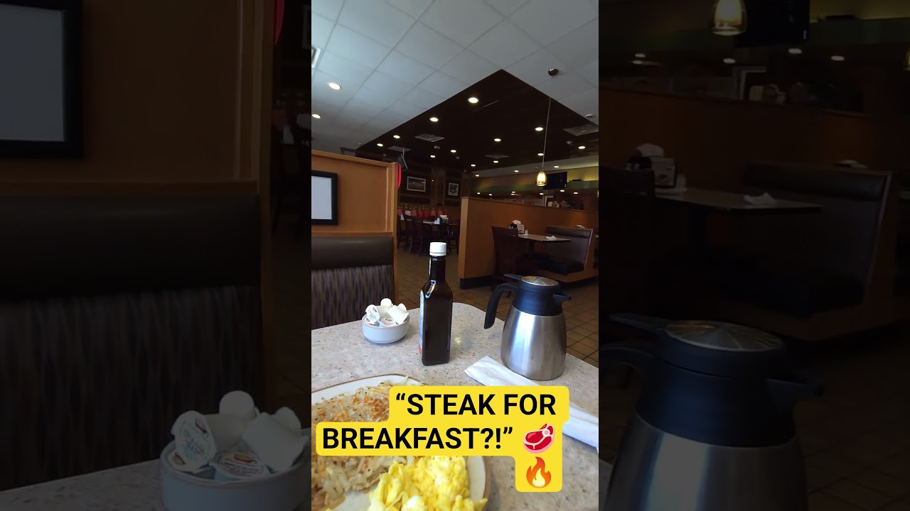 Truck Stop Steak Breakfast in Ontario 🇺🇸 | Perfect Start to the Day 🚛🔥
