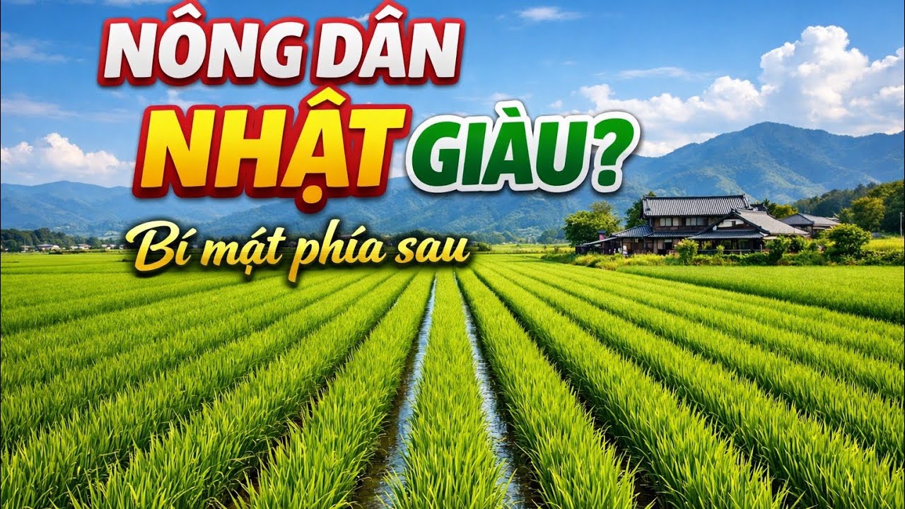 Vì sao nông dân Nhật ít nhưng vẫn giàu từ trồng lúa?