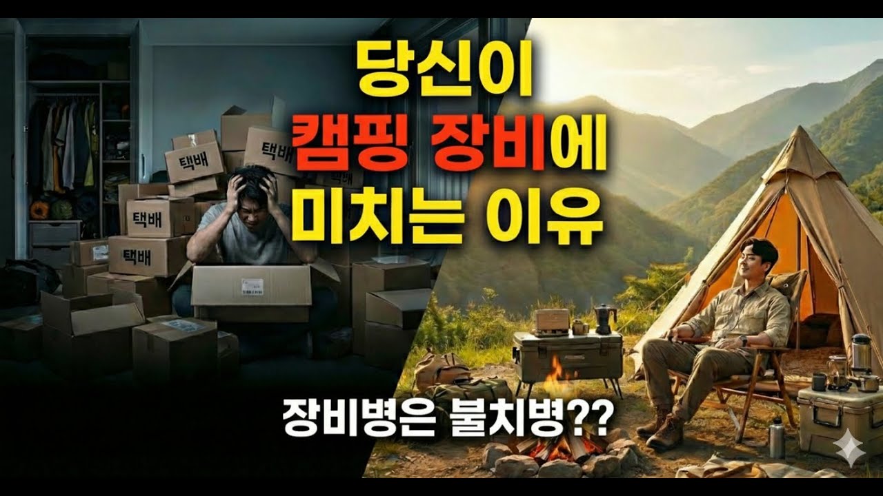 당신이 캠핑 장비에 미치는 이유 ㅣ장비병은 불치병??ㅣ캠핑 장비에 월급 다 털어 넣는 진짜 이유
