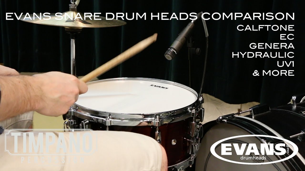 ULTIMATE Evans Snare Drum Heads Comparison - Timpano Percussion
